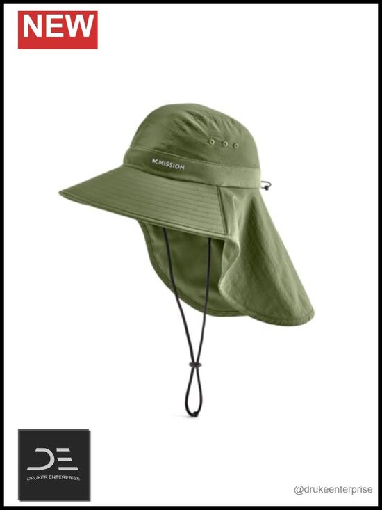 UPF 50 Sun Hat Cooling Wide Brim Outdoor Hiking Fishing main image 4